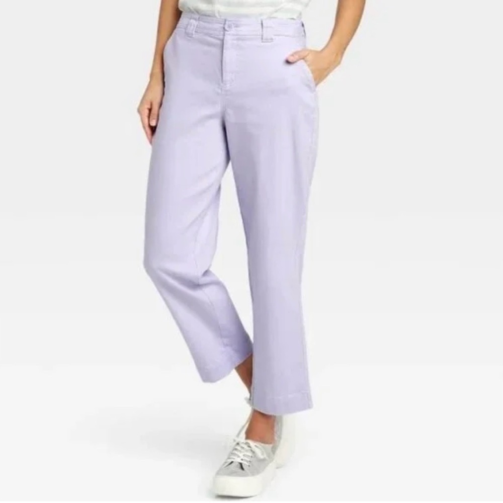 a new day Light Purple lilac Ankle trouser Pants size 2